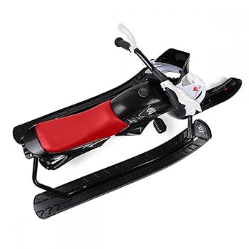 ヤマハ　スノーバイク　子供用そり　雪遊び　クリスマス　スノーモービル Amazon.co.jp: YAMAHA スノーモービル型 子供用 ブレーキ付 ソリ